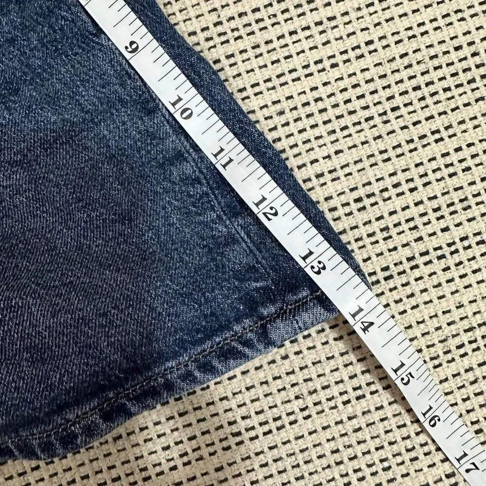 J.Crew Dark Wash Denim Granola Girl Casual High Rise Jean Shorts